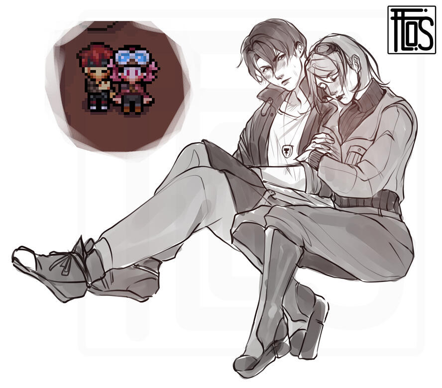 (Fields of Mistria Fanart) : March &amp; Floralia (Player Character)