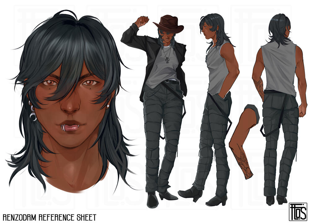 [COMMISSION] Ren Character Sheet